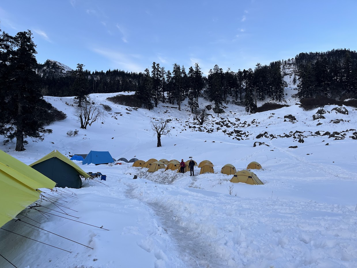 Steep ascent on day 2